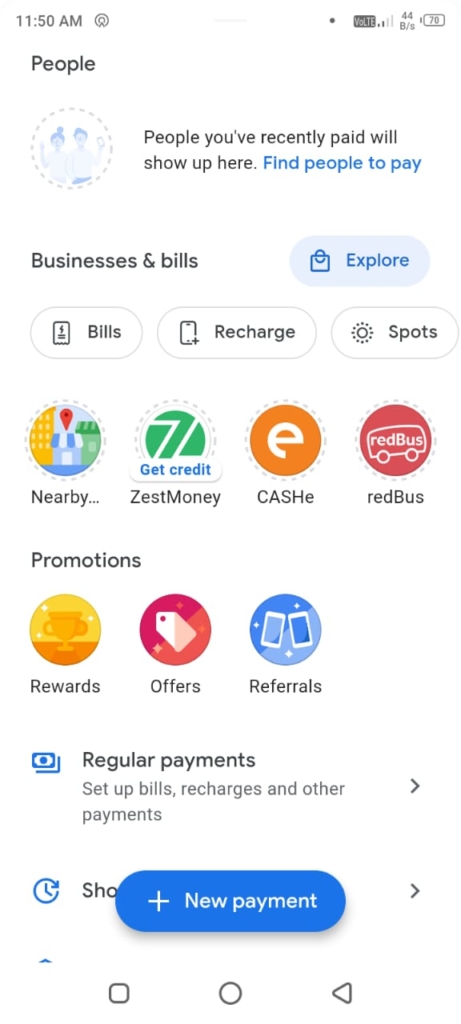 google pay se dth recharge kaise kare step 1