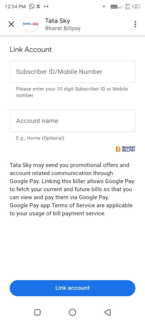 google pay se dth recharge kaise kare step 4
